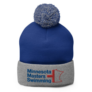 Minnesota Masters Swimming Pom-Pom Beanie