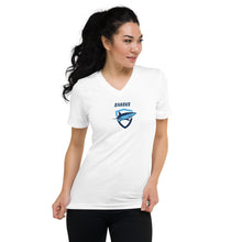 Load image into Gallery viewer, Sharks Swim Club V-Neck Tee