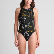 Load image into Gallery viewer, Upper Arlington Practice Suit Womens One-Piece Zip-Back Swimsuit 