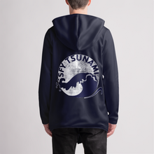 Load image into Gallery viewer, Sussex Tsunami YMCA Unisex Half-Zip Hooded Cloak