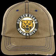 Load image into Gallery viewer, Upper Arlington Swim &amp; Dive Distressed Unstructured Trucker Cap