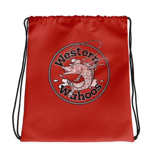 Western Wahoos YMCA Swim Team Drawstring bag