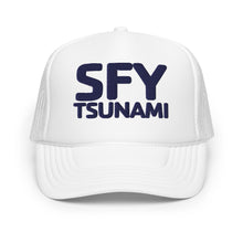 Load image into Gallery viewer, Sussex Tsunami YMCA Swim Team Foam trucker hat