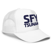 Load image into Gallery viewer, Sussex Tsunami YMCA Swim Team Foam trucker hat