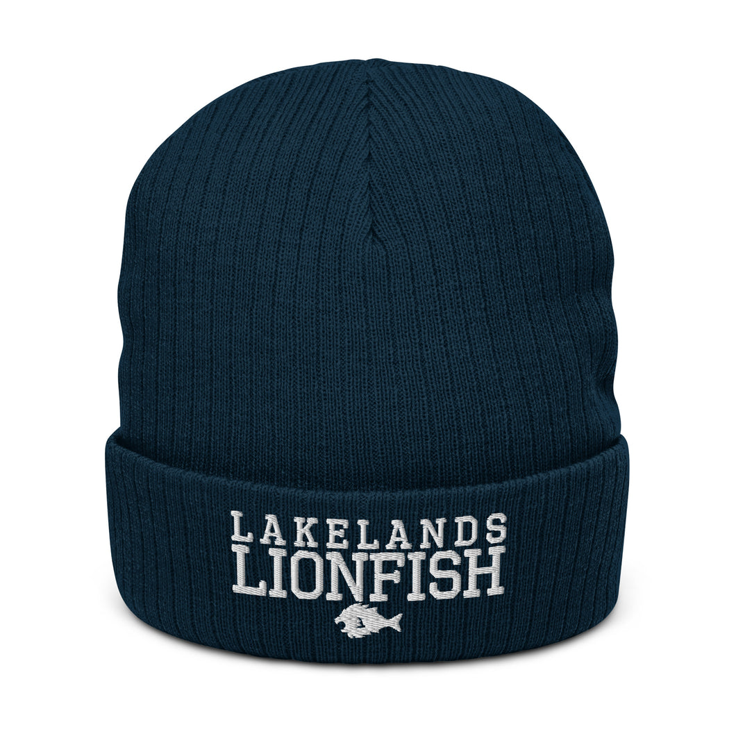 Lakelands Lionfish Swim Team Ribbed Knit Beanie