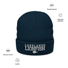 Load image into Gallery viewer, Lakelands Lionfish Swim Team Ribbed Knit Beanie