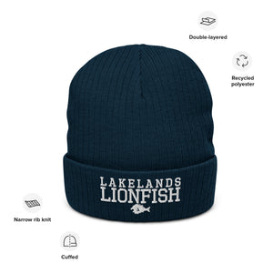 Lakelands Lionfish Swim Team Ribbed Knit Beanie