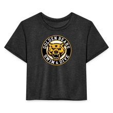 Load image into Gallery viewer, Upper Arlington Swim &amp; Dive Women&#39;s Cropped Tee - deep heather