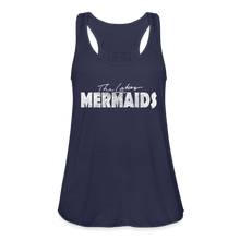 Load image into Gallery viewer, The Lakes Mermaids Women&#39;s Flowy Tank Top - navy