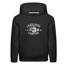 Load image into Gallery viewer, Lakeland Lionfish Swim Team Kids‘  Hoodie - black
