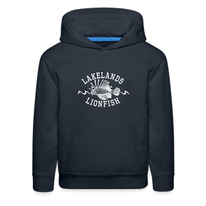 Lakeland Lionfish Swim Team Kids‘  Hoodie - navy