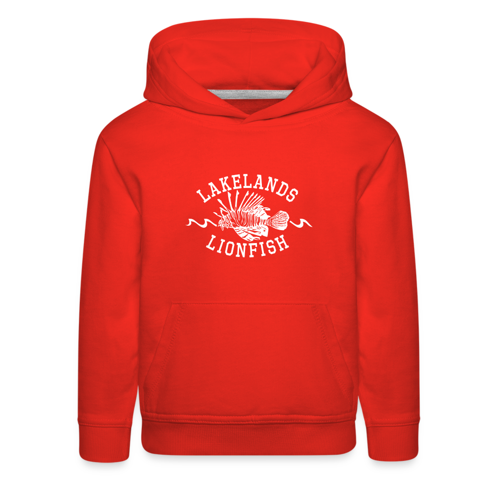 Lakeland Lionfish Swim Team Kids‘  Hoodie - red