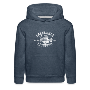 Lakeland Lionfish Swim Team Kids‘  Hoodie - heather denim