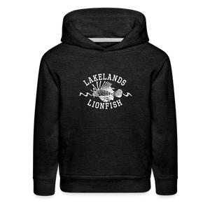 Lakeland Lionfish Swim Team Kids‘  Hoodie - charcoal grey