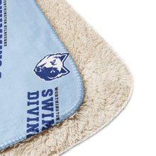 Load image into Gallery viewer, Worthington Kilbourne Wolves Sherpa blanket