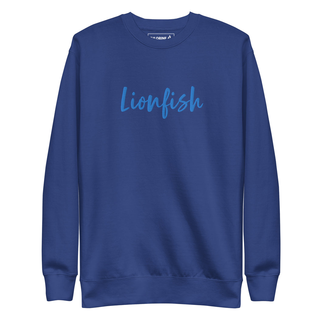 Lakelands Lionfish Swim Team Embroidered Unisex Sweatshirt