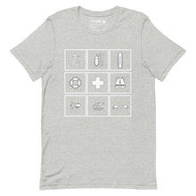 Load image into Gallery viewer, Lifeguard Squares Unisex Tee