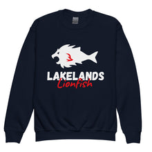 Load image into Gallery viewer, Lakeland Lionfish Swim Team Youth Crewneck Sweatshirt