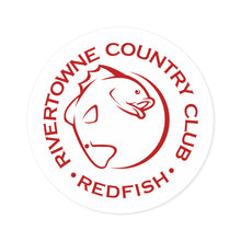 Load image into Gallery viewer, Rivertowne Redfish Swim Team Round Stickers, Indoor\Outdoor