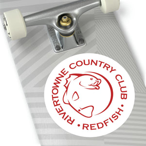 Rivertowne Redfish Swim Team Round Stickers, Indoor\Outdoor