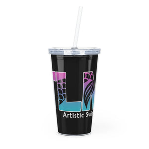 The Lakes Mermaids Plastic Tumbler with Straw