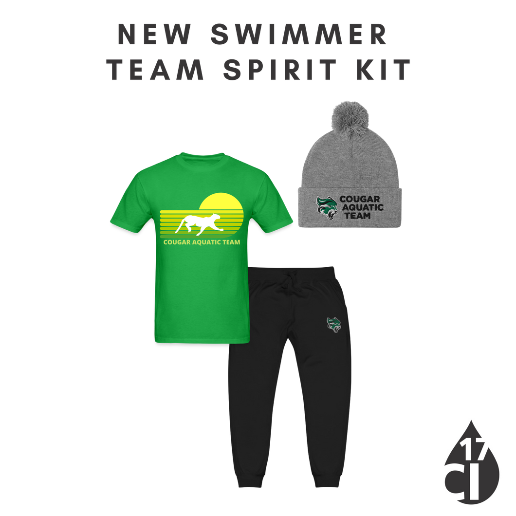 Cougar Aquatic Team New Swimmer Team Spirit Kit