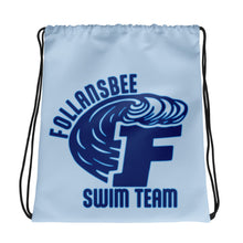 Load image into Gallery viewer, Follansbee Swim Team Drawstring Bag