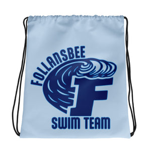 Follansbee Swim Team Drawstring Bag
