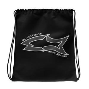 Mid-Wisconsin Wave Makers Drawstring Bag