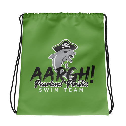 Pearland Pirates Swim Team Drawstring Bag