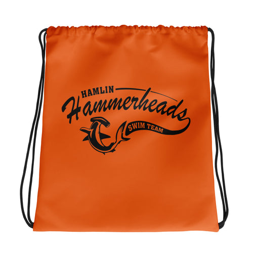 Hamlin Hammerheads Swim Team Drawstring Bag