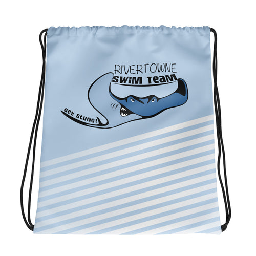 Rivertowne on the Wando Swim Team Drawstring Bag