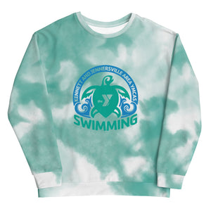KJAY Swimming Unisex Tie Dye Sweatshirt