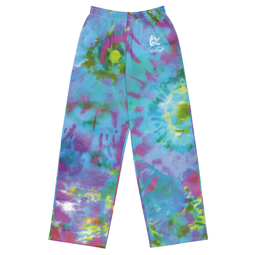The Lakes Mermaids Tie Dye Wide-Leg Pants