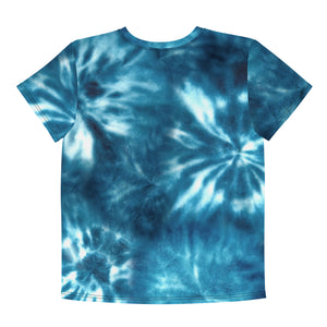 Swim Like A. Fish Youth Tye Dye Tee