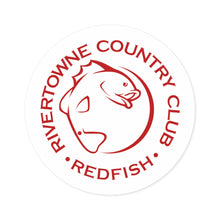 Load image into Gallery viewer, Rivertowne Redfish Swim Team Round Stickers, Indoor\Outdoor