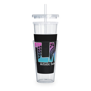 The Lakes Mermaids Plastic Tumbler with Straw