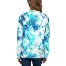 Load image into Gallery viewer, Elizabeth Beisel Unisex Tie Dye Sweatshirt (Blue)