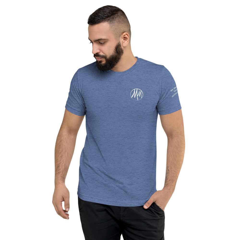 Short sleeve t-shirt with sleeve design
