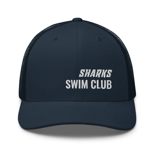 Sharks Swim Club Trucker Cap
