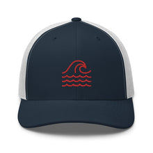 Load image into Gallery viewer, Wave Trucker Cap