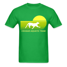 Load image into Gallery viewer, Cougar Aquatic Team Unisex Tee - bright green