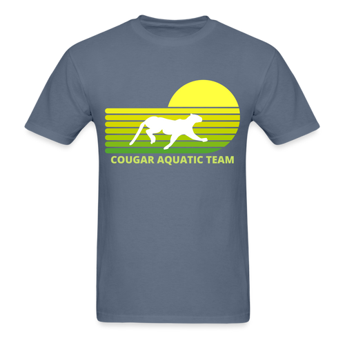 Cougar Aquatic Team Unisex Tee - denim