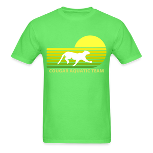 Cougar Aquatic Team Unisex Tee - kiwi