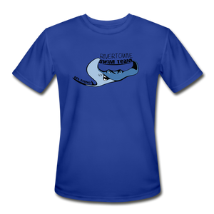 Rivertowne on the Wando Swim Team Men’s Moisture Wicking Performance T-Shirt - royal blue