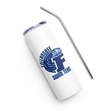 Load image into Gallery viewer, Follansbee Swim Team Stainless Steel Tumbler