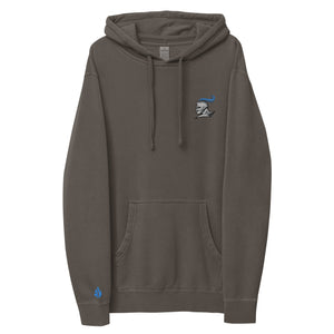 Aquaknights Swimming Unisex Pigment-Dyed Hoodie