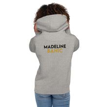 Load image into Gallery viewer, Unisex Hoodie - White/Gray (Maddie)